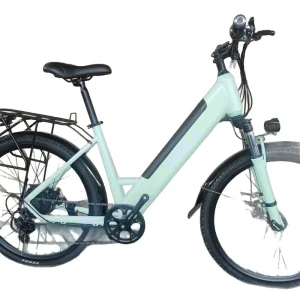 Women’s Electric Bike Rear Hub Motor Built-in Lithium Battery 250W 13Ah Electric Assist Bicycle Elegant City Travel Bike