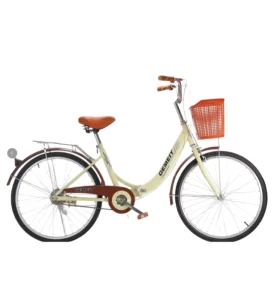 Women’s Retro Dutch Style Steel Frame Single Speed Bicycle Classic City Bike