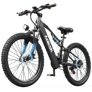 XT90 48V 750W Electric Mountain Bike 21-Speed Commuter Ebike 26″ Lightweight High Carbon Steel Frame