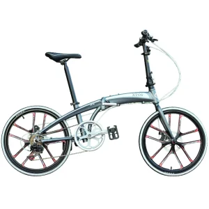 XTOS German Designed Mini Folding Bike 20 Inch Aluminum Alloy Folding Bike Men or Women Lightweight Folding Bicycles
