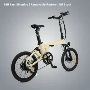 Y19 Mini 250W Brushless 7 Speed Aluminum Alloy Folding E Bike with Lithium Battery Rear Hub Motor 36V 10Ah 25km/h