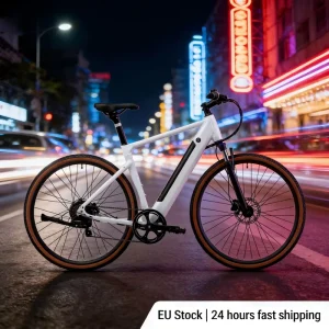 Yangor Y700 250W 700c Electric Fat Tire Mountain Bike With Front Suspension And Aluminum Frame