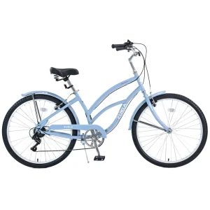 ZUKKA 26 Inch Beach Bicycles 7 Speed Cruiser Bikes for Women With Steel Frame and V Brakes for Sale Fast Delivery
