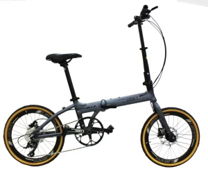 aluminum alloy frame three folding type folding bike 20 inch