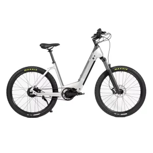 Hybrid Motor E-Bike, Dual-Battery XH370 10J Cruiser Carbon Electric Bicycle, 27.5-Inch Women’s Electric Bicycle