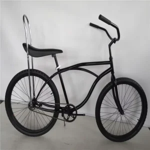 Vintage Single-Speed Men’s Black Beach Cruiser Lowrider Bicycle