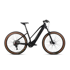 Electric Hybrid City Bicycle with Mid-Drive Motor, Aluminum Alloy Frame, Air Suspension, Electric Bike