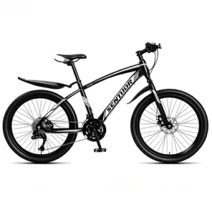 Multi-Speed Mountain Bike with Disc Brakes for Off-Road Riding and Daily Urban Commuting
