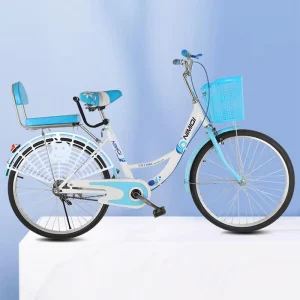 Multifunctional Women’s Bicycle Hybrid Cruiser Bicycle Single-Speed City Bicycle Commuter Bicycle