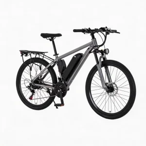 Newly Designed Disc-Brake Electric Hybrid Bicycle, Sporty Electric Mountain Bike for Off-Road Outdoor Recreation